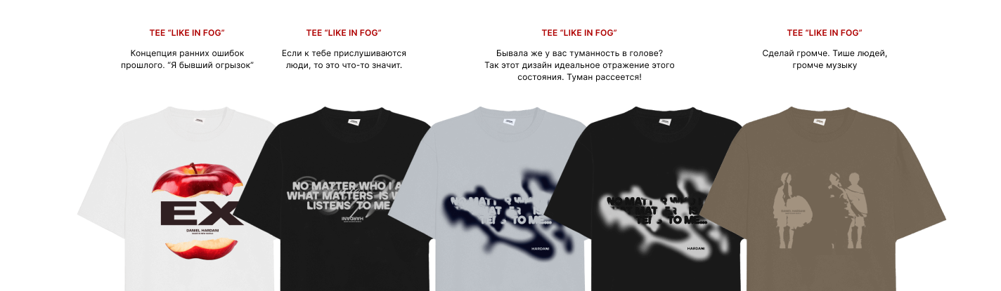 HARDANI tees details